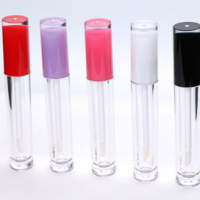 5ml Lip Gloss Tube Transparent Cosmetic Empty Lip Glaze Tube Solid Color