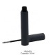 Cosmetics Matte Black Eyelashes Packaging Box Chinese Empty Metal Mascara Tube With Wands